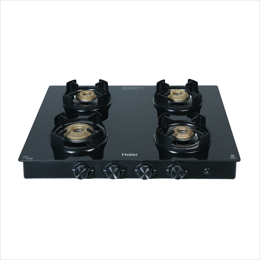 Haier 4 Burner Cooktop with Battery operated Auto Ignition